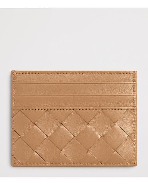 Bottega Veneta Brown Nappa Leather Card Holder