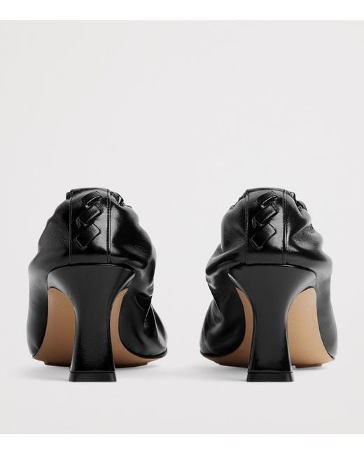 Bottega Veneta Black Leather Sofia Pumps 60
