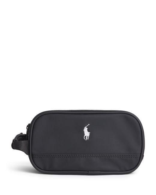 Ralph Lauren Black Logo Golf Pouch for men