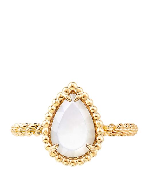 Boucheron Metallic Mother-Of-Pearl Serpent Bohème Ring