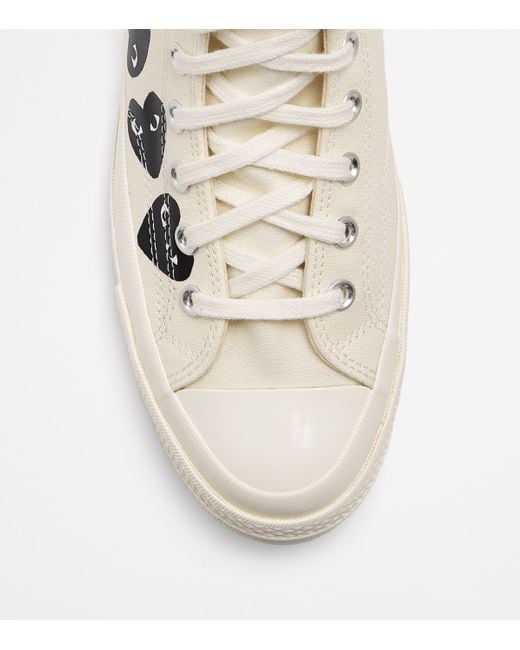 COMME DES GARÇONS PLAY White X Converse Heart Chuck Taylor All Star '70 High-Top Sneakers for men