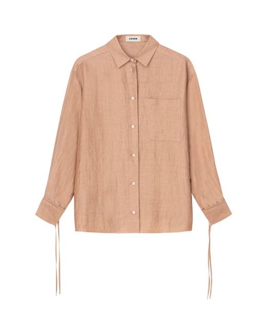Aeron Natural Linen-blend Soir Shirt