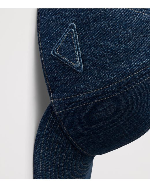 Prada Blue Denim Baseball Cap for men