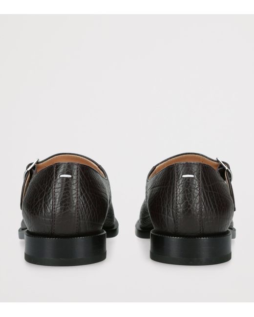 Maison Margiela Black Leather Tabi Mary Jane Shoes