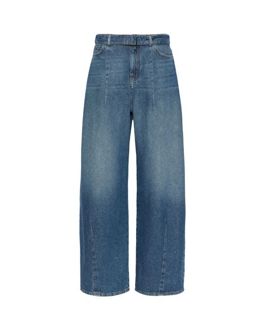 Weekend by Maxmara Blue Wide-Leg Jeans
