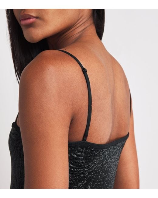 Alexander Wang Black Crystal Mini Dress