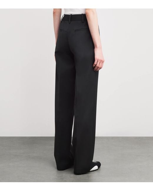 Claudie Pierlot Black Straight Tailored Trousers