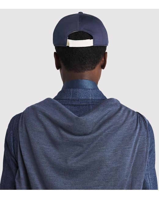 Eleventy Blue Logo Baseball Cap for men