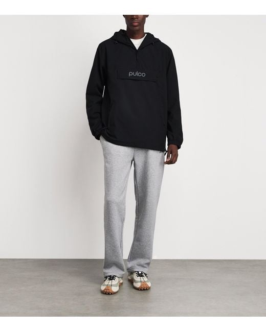Pulco Studios Black Water-Resistant Coaches Jacket for men