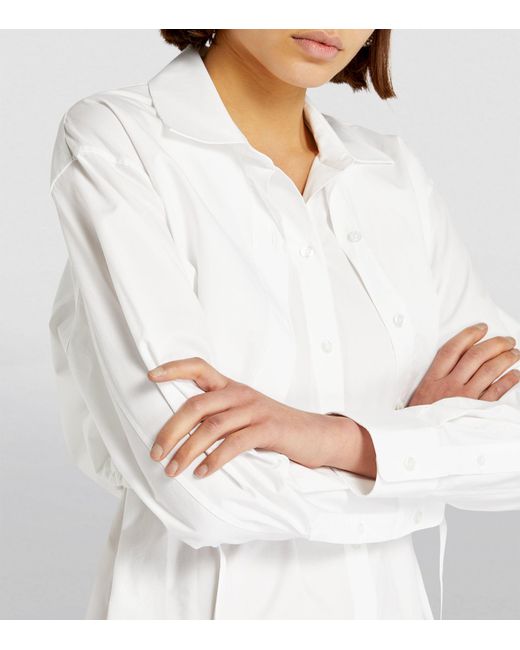 Alexander Wang White Layered Shirt Dress