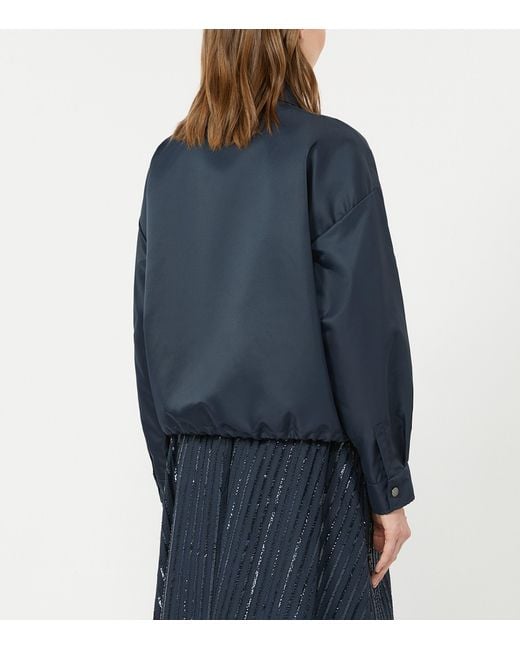 Weekend by Maxmara Blue Shirt Raincoat
