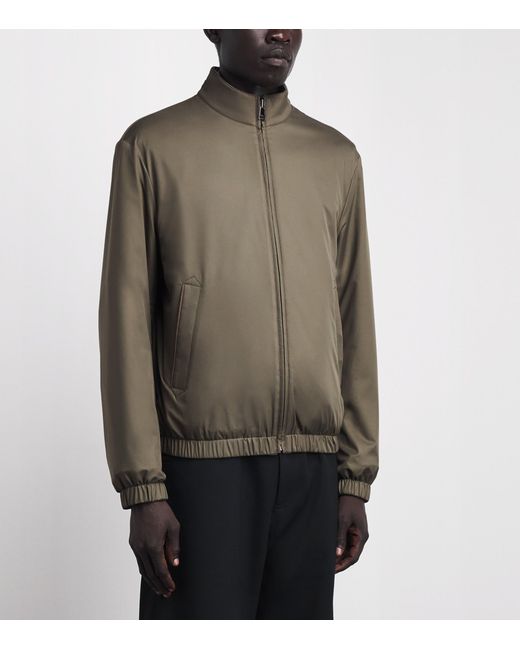 Canali Green Reversible Hybrid Jacket for men