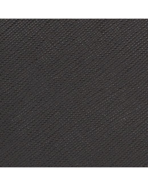 Prada Black Saffiano Leather Bi-Fold Wallet for men