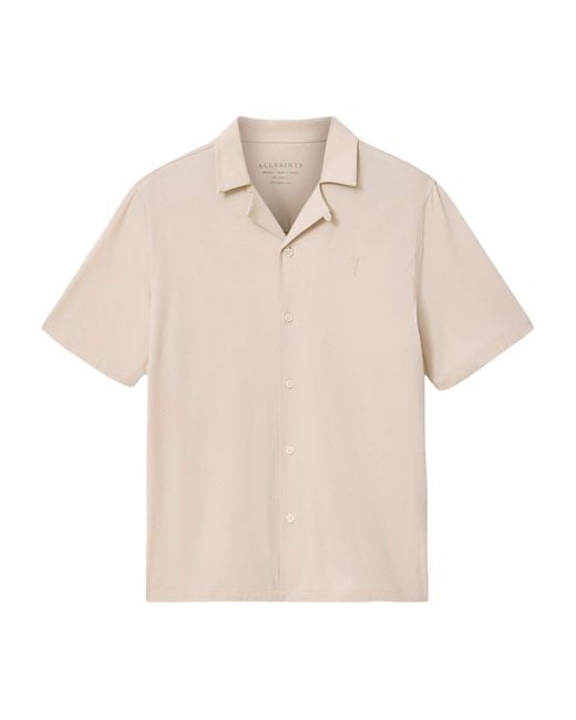 AllSaints Natural Organic Cotton Hudson Shirt for men