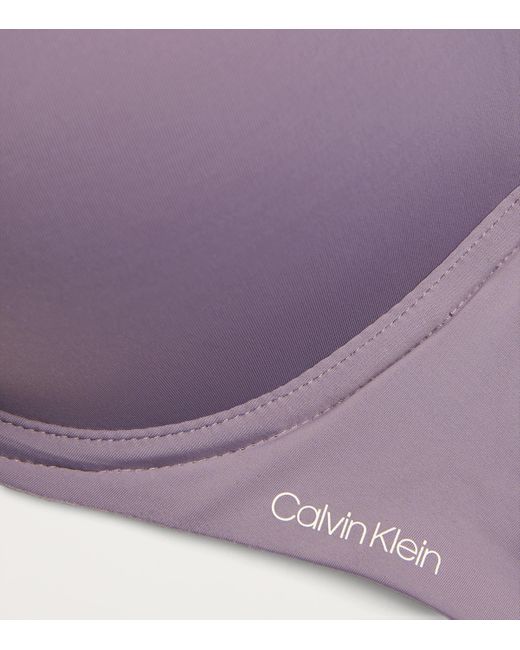 Calvin Klein Purple Seductive Comfort Demi Bra