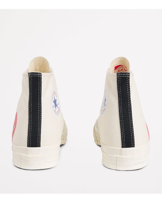 COMME DES GARÇONS PLAY Pink X Converse Heart Chuck Taylor All Star '70 High-Top Sneakers for men