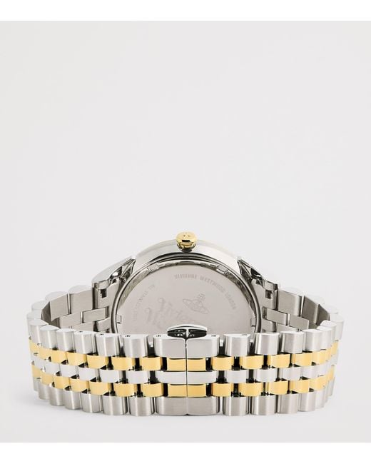 Vivienne Westwood Metallic Stainless Steel The Seymour Watch