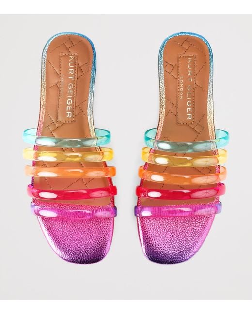 Kurt Geiger Pink Maddison Sandals