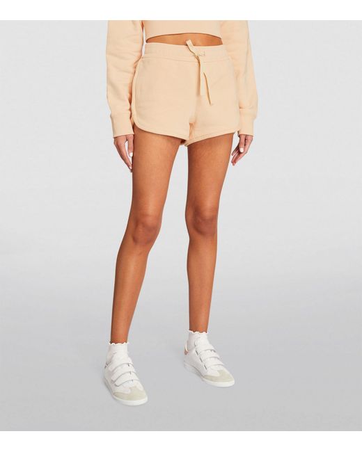 Jil Sander Natural Terry Cotton Shorts