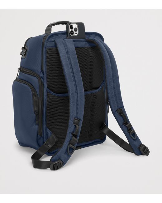 Tumi Blue Alpha 4 Brief Pack Backpack for men