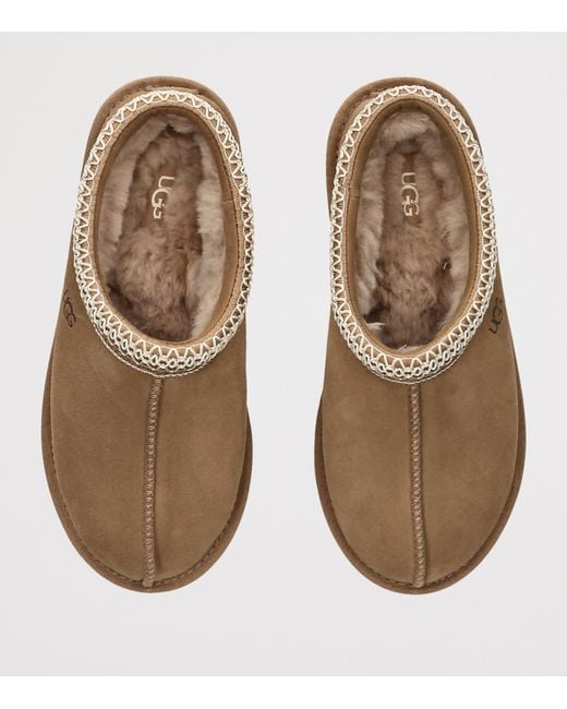Ugg Brown Suede Tasman Ii Slippers