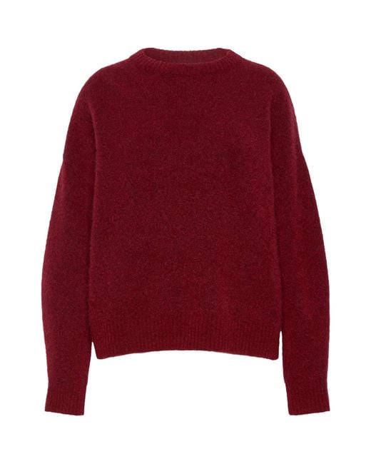 Weekend by Maxmara Red Wool-Blend Sweater