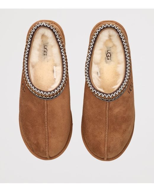 Ugg Brown Suede Tasman Ii Slippers for men