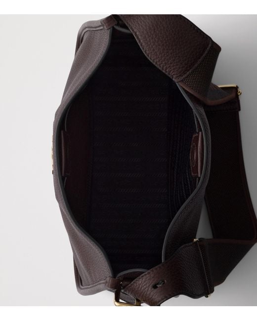 Prada Black Medium Leather Shoulder Bag