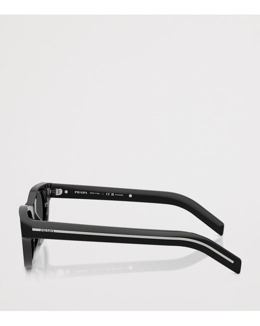 Prada Black Pr C09S Cat-Eye Sunglasses for men