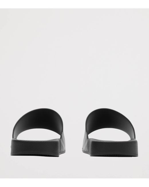 Burberry Green Check Slides for men