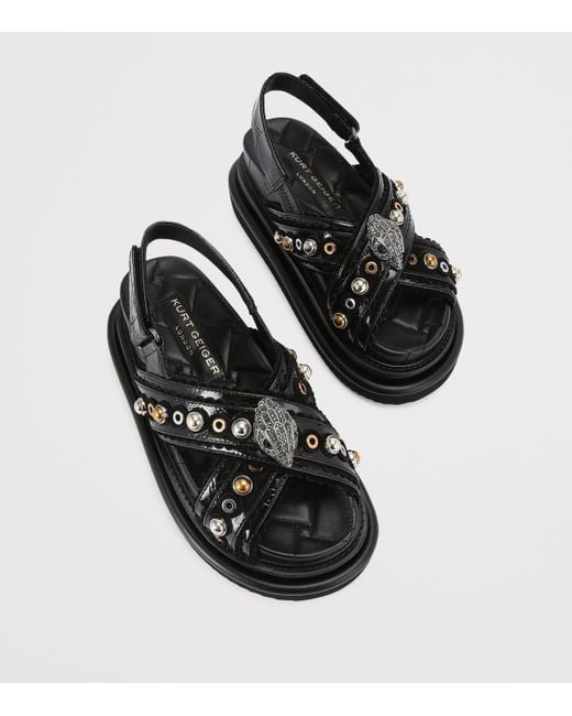 Kurt Geiger Black Kurt Geiger Sandals Leather Orson