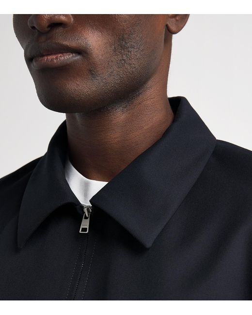 Sandro Blue Lightweight Zipped Jacket for men