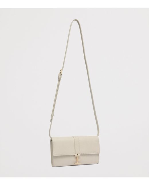 Tom Ford Natural Leather Wallet With Strap
