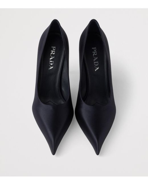 Prada Blue Satin Pumps 85