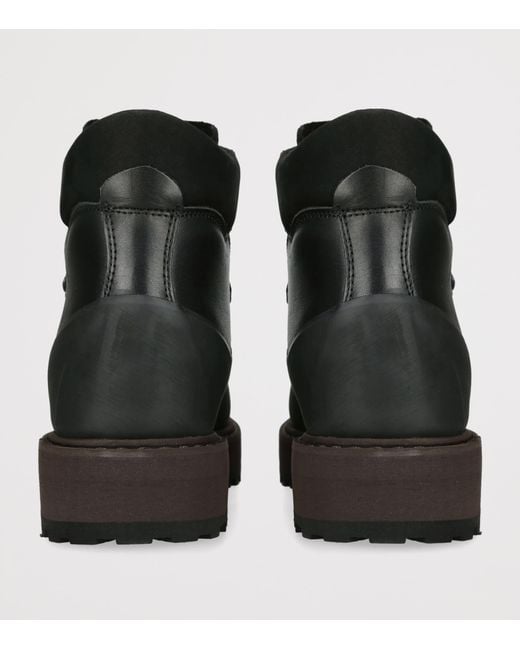 Diemme Black Leather Roccia Vet Boots for men