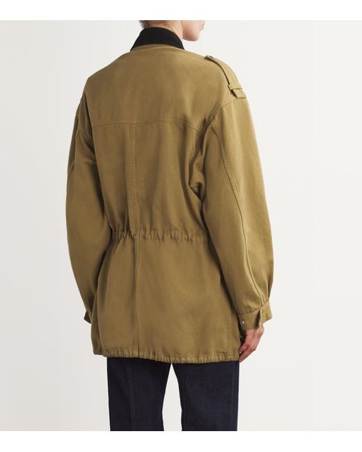 Isabel Marant Green Cotton Joanna Field Jacket