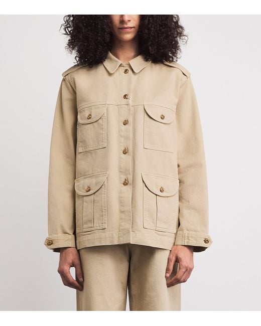 Blazé Milano Natural Nariida Sahariana Denim Jacket