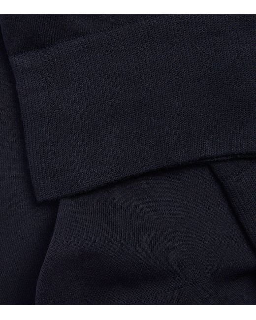 Falke Blue Cotton Touch Knee-High Socks
