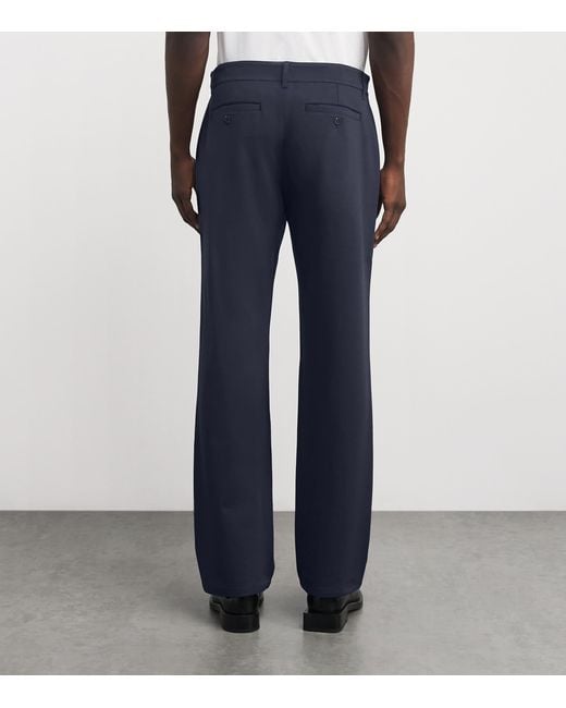 PAIGE Blue Stafford Trousers for men