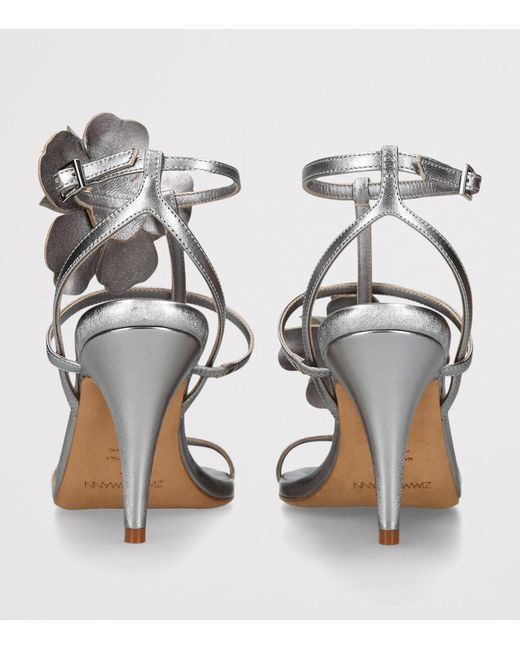 Zimmermann Metallic Belara Sandals 85