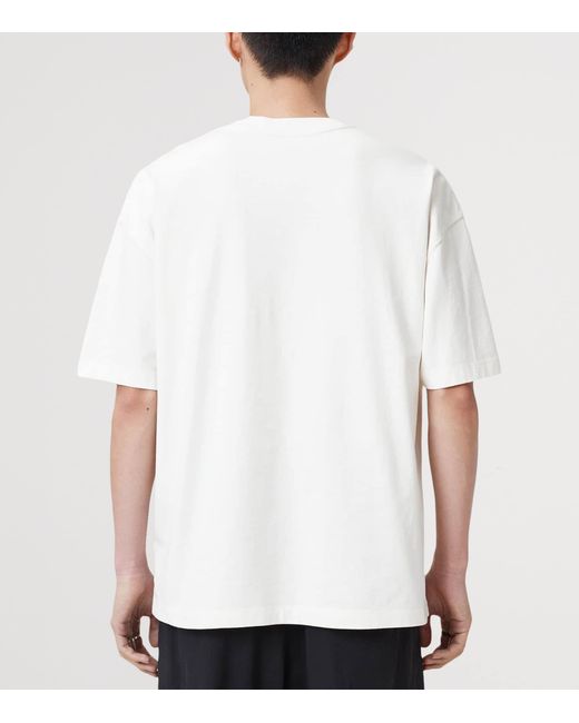 AllSaints White Organic Cotton Lover T-Shirt for men