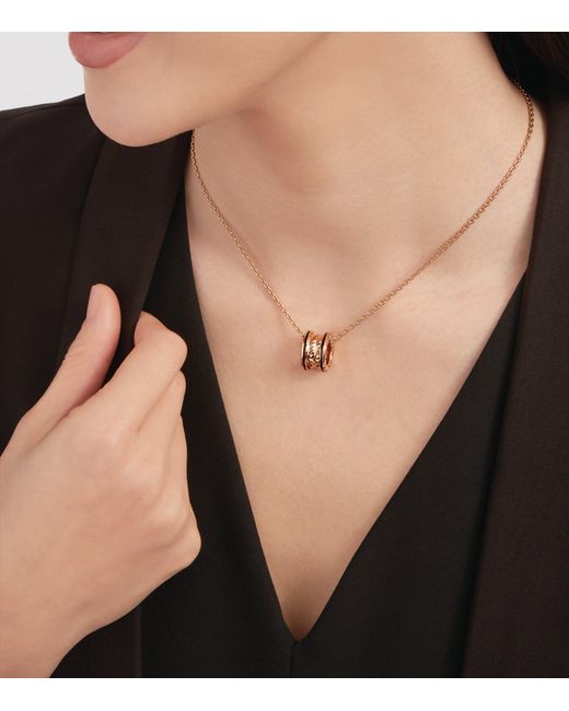 BVLGARI Metallic And Ceramic B.Zero1 Necklace