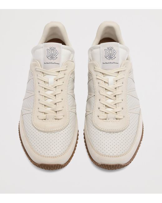 Dunhill White Leather The Ian Runner Sneakers for men