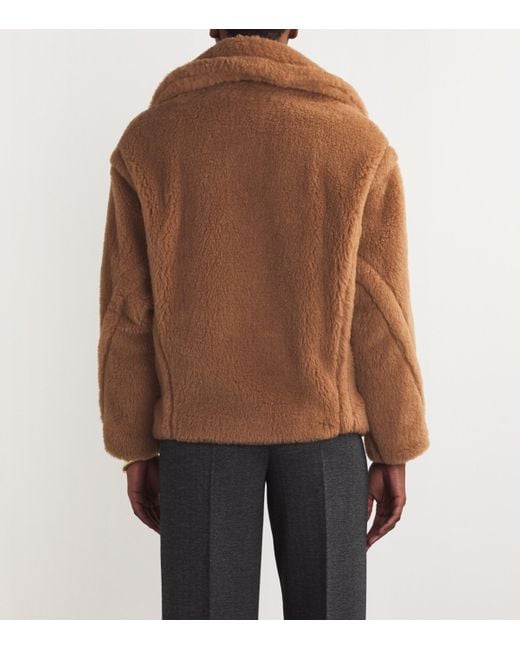 Max Mara Brown Teddy Biker Jacket