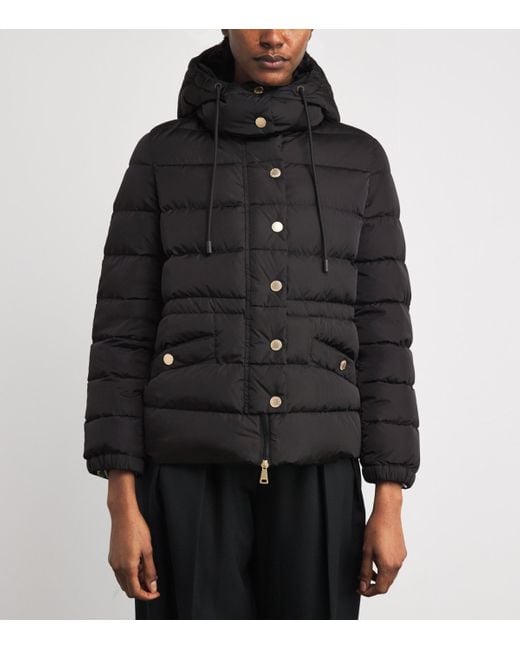 Weekend by Maxmara Black Down Water-Repellent Puffer Jacket