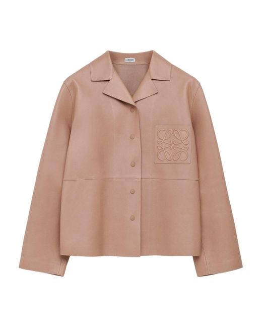 Loewe Natural Leather Pyjama Blouse
