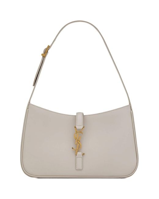 Saint Laurent Gray Le 5 À 7 Shoulder Bag