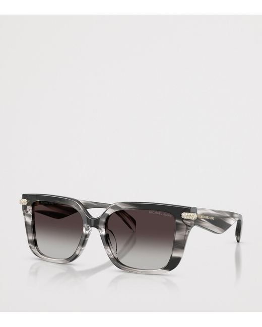 Michael Kors Gray Santo Domingo Square Sunglasses