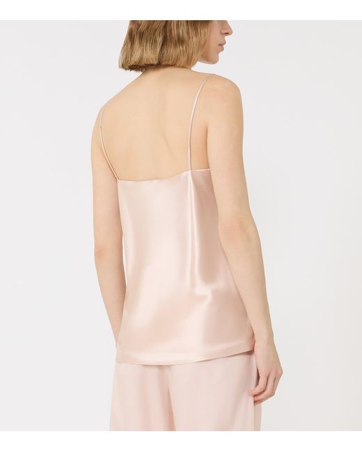 Max Mara Pink Silk Cami Top