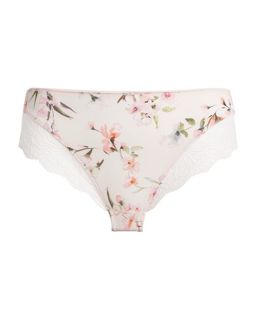 Fantasie Natural Floral Print Lucia Briefs